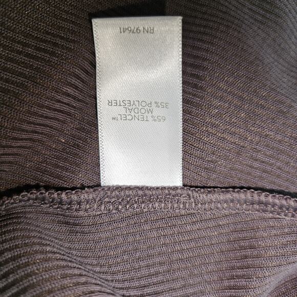 Pure J Jill Ribbed Maxi Dress S Tencel Modal Capsule Closet Minimalist Lagenlook - Picture 10 of 11